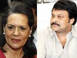 chirunjeevi,ys jagan,congress,sonia gandhi,prajarajyam